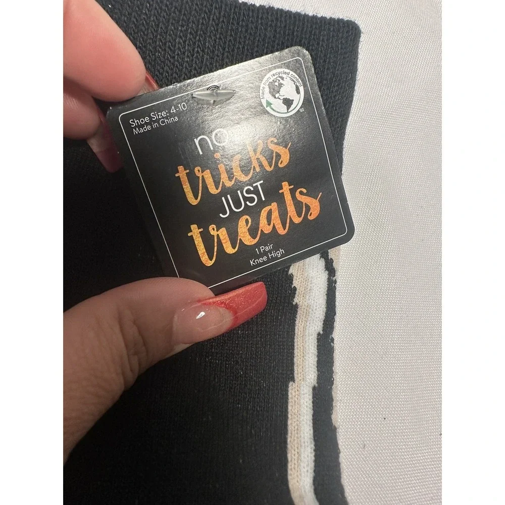 disney 1 pair womens knee high‎ halloween socks show size 4-10